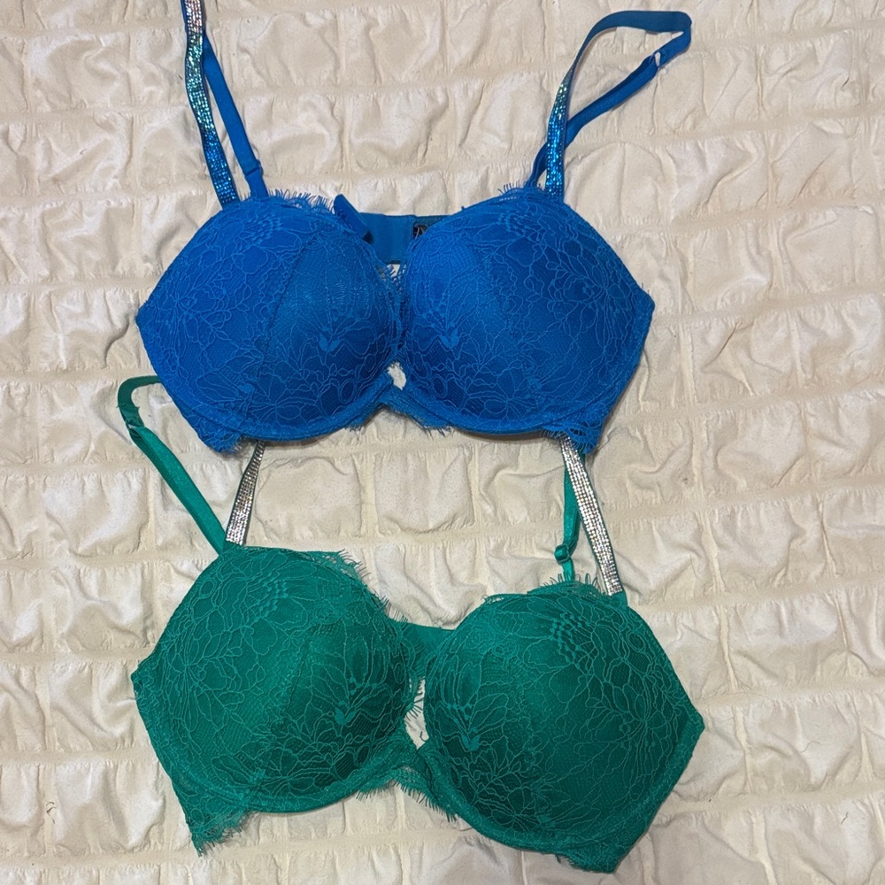 Victoria’s Secret very sexy pushup shine strap bundle